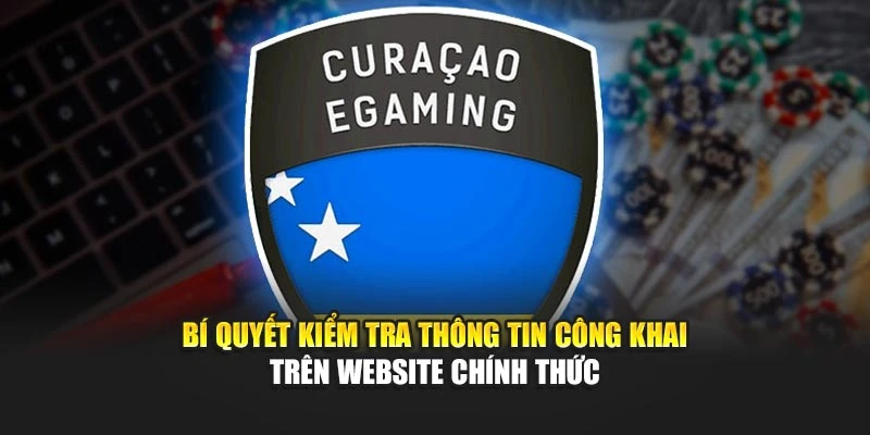 Bí quyết kiểm tra thông tin công khai trên website chính thức