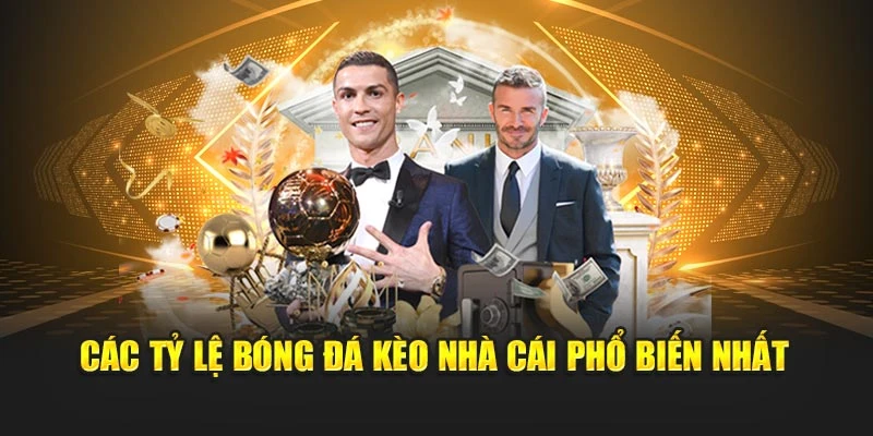 Các tỷ lệ bóng đá kèo nhà cái phổ biến nhất