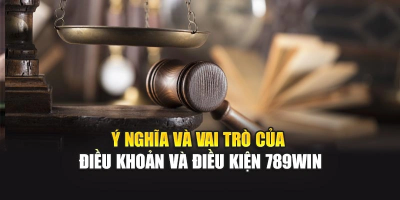Ý nghĩa và vai trò của điều khoản và điều kiện 789WIN